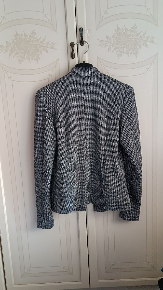 Blazer donna grigio nero