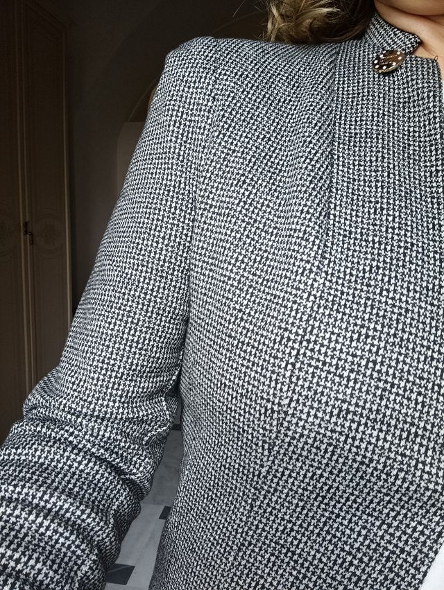 Blazer donna grigio nero