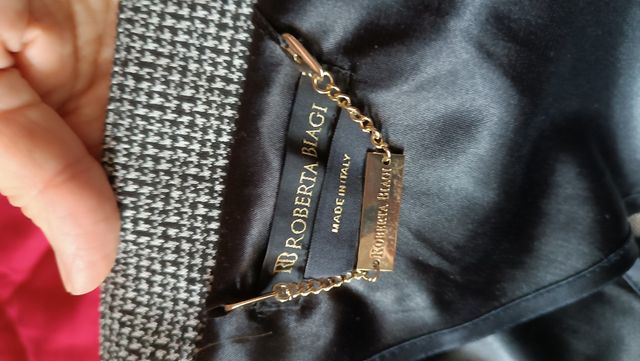 Blazer donna grigio nero