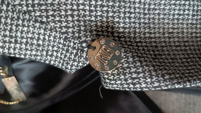 Blazer donna grigio nero