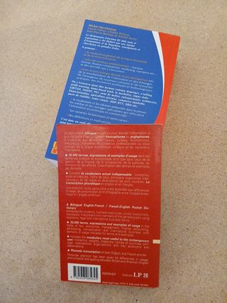 2 dizionari commercio francese inglese