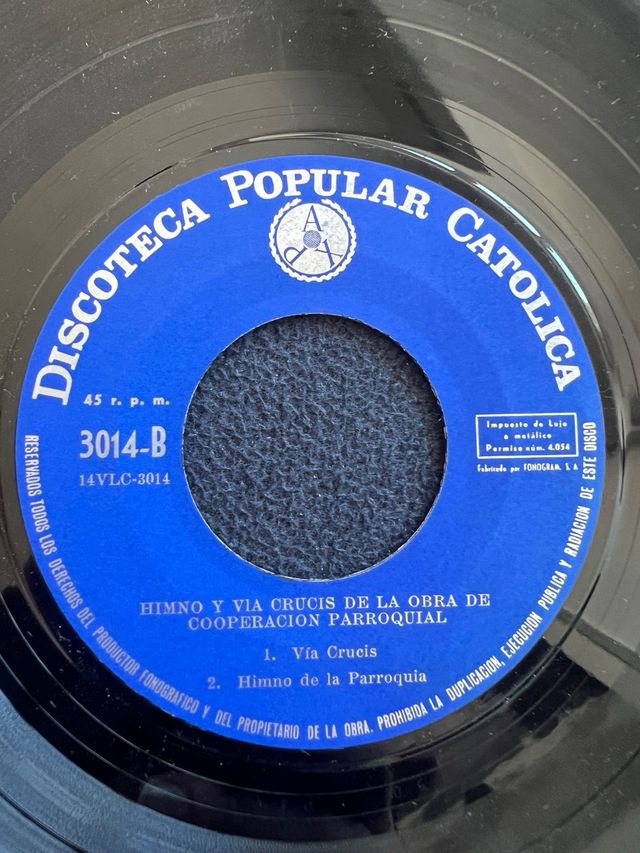 Single Vinilo Discoteca Popular Católica 1964