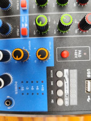 Mesa mescladora dj Directo