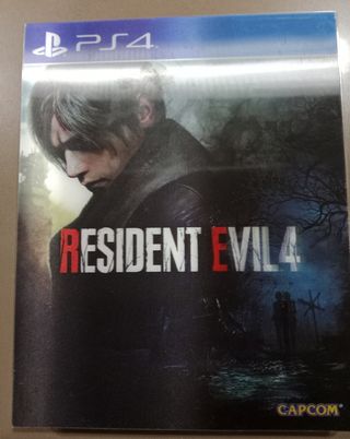  carátula lenticular Resident Evil  PS4  sin juego