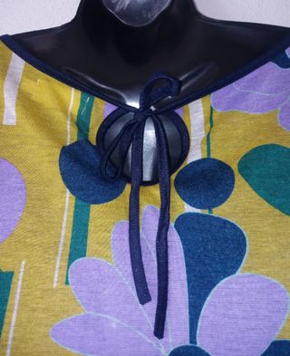 Vestido retro floral chic. Estilo mod/vitange.