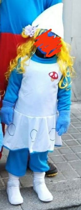 Disfraz Pitufina niña