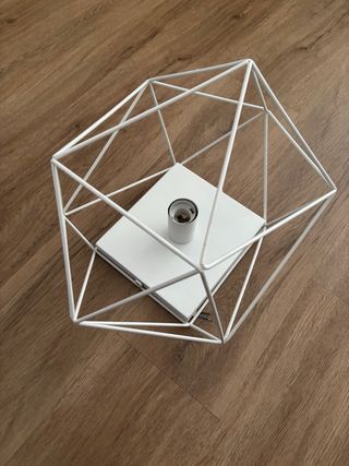 Plafoniera design metallo bianco