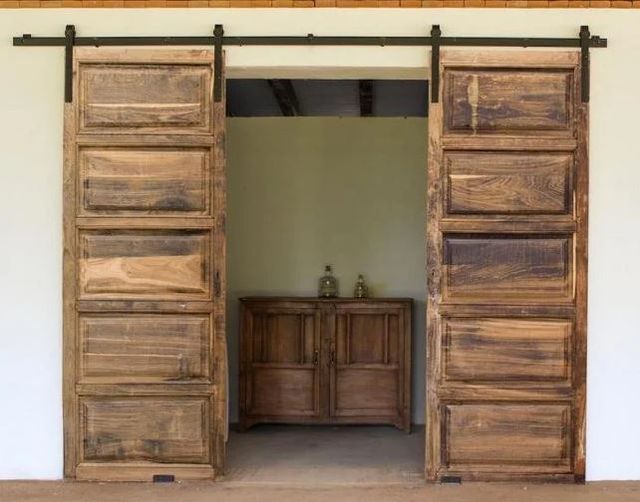 Reparacion de puertas antiguas, exterior- interior