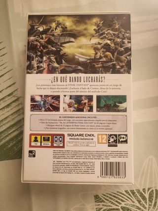 Psp. Final fantasy dissidia.