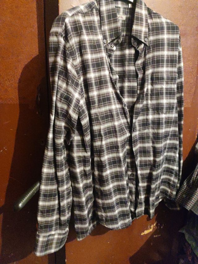 Camicia a quadri con taschino TG L