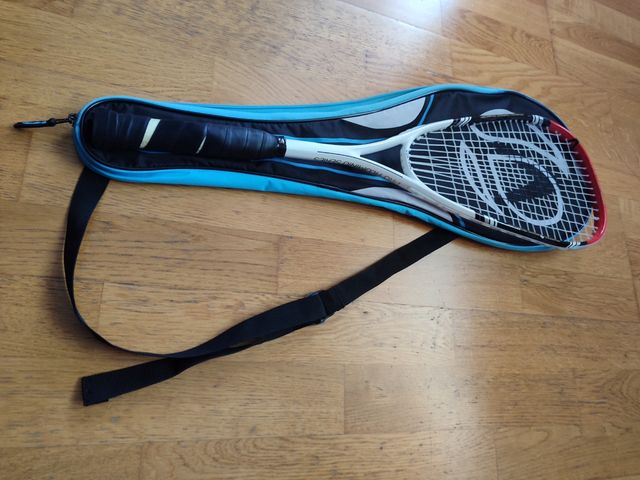 Raqueta squash boomerang más funda