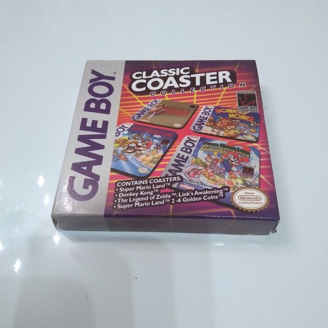 Sottobicchieri decorativi ufficiali Nintendo Game Boy