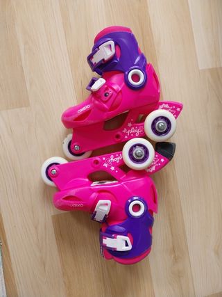 Patines Linea Rosa talla 26-28 Oxelo