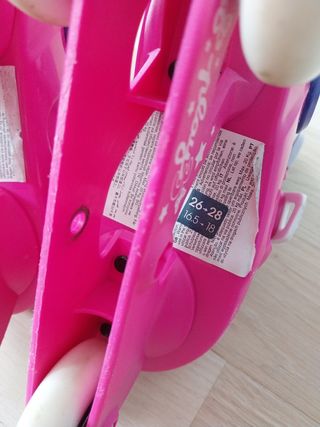 Patines Linea Rosa talla 26-28 Oxelo