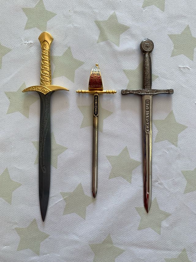 Espadas en miniatura