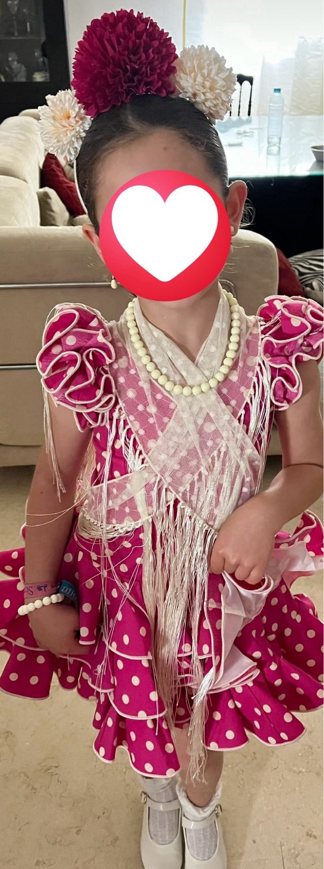 Traje de flamenca completo