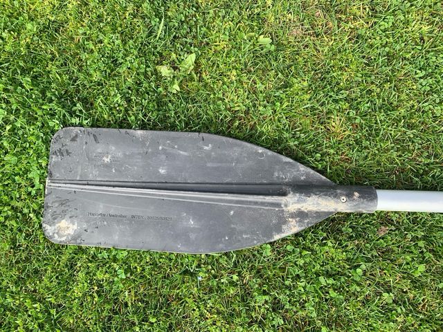 Remo de aluminio de dos piezas barca