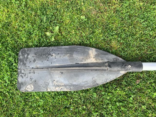 Remo de aluminio de dos piezas barca