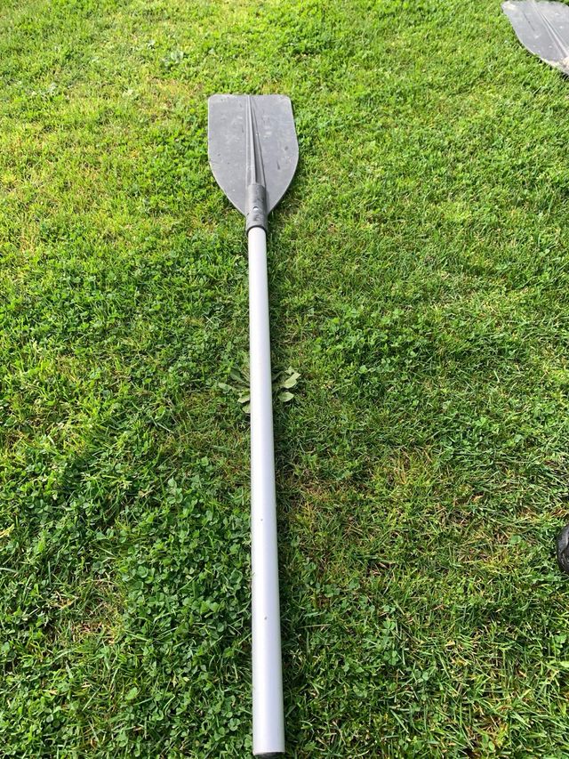 Remo de aluminio de dos piezas barca