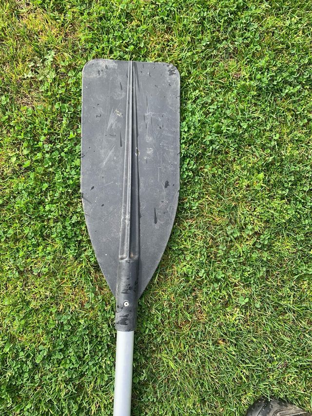 Remo de aluminio de dos piezas barca