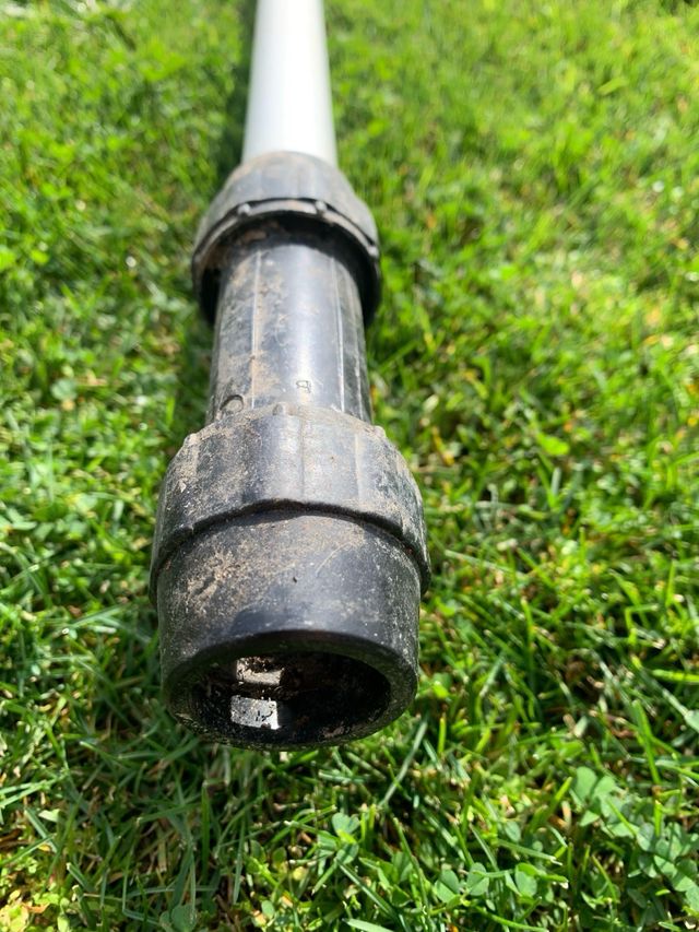 Remo de aluminio de dos piezas barca