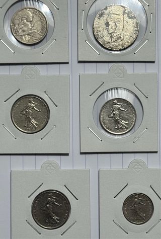 OPORTUNIDAD!!! 14 MONEDAS FRANCESAS.