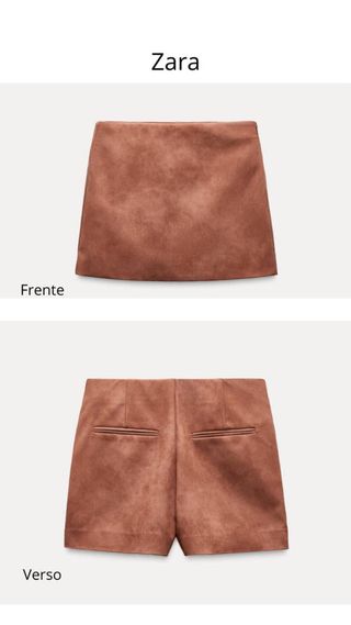 Falda pantalón Zara