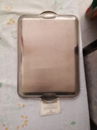 Vassoio inox oro nuovo 