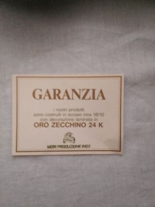 Vassoio inox oro nuovo 