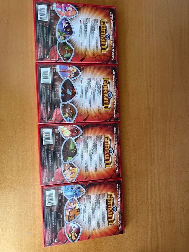 4 DVD s Gormiti Temporada 1