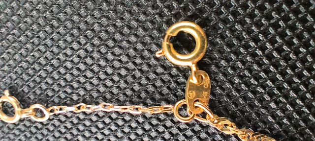 Cadena trenza oro 18k ley 750