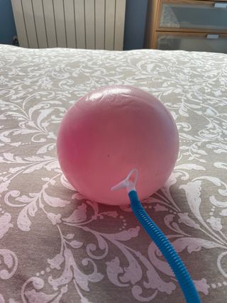 Dos Pelotas pilates, inflador y pesas