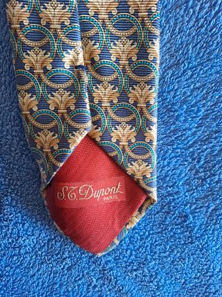 Corbata 100% seda S.T Dupont Paris