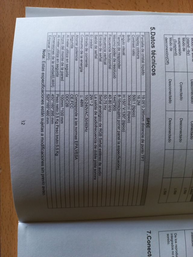 Monitor LCD PC Brimax 19"