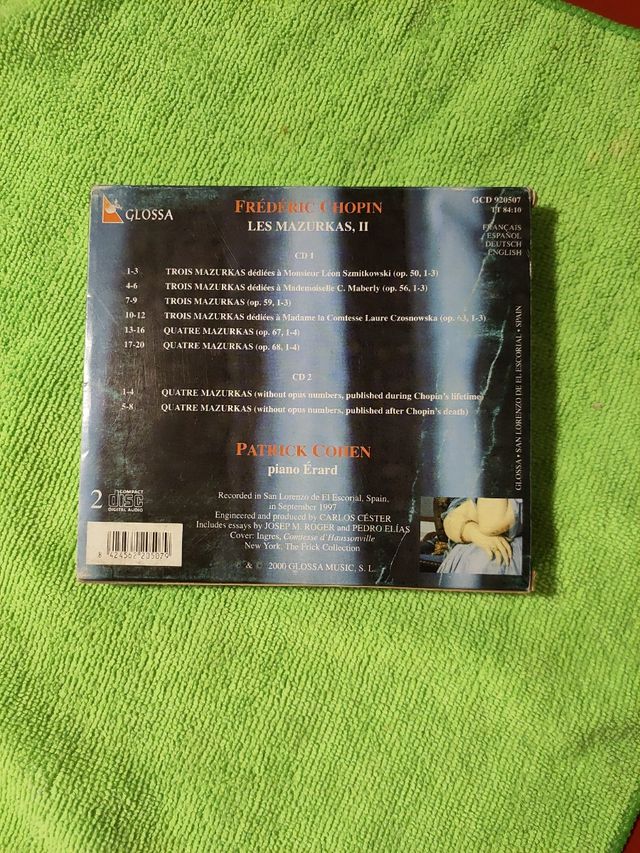 Chopin: doble CD recopilatorio, doble Mazurkas y +