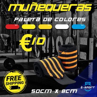 2 MUÑEQUERAS GIMNASIO CROSSFIT