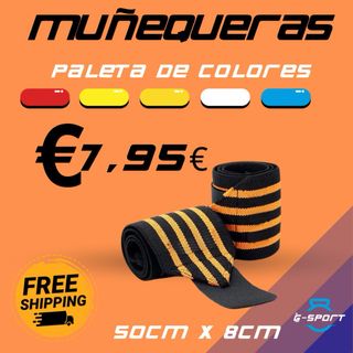 2 MUÑEQUERAS GIMNASIO CROSSFIT