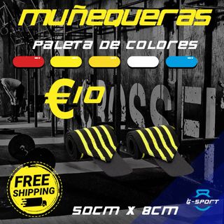 2 MUÑEQUERAS GIMNASIO CROSSFIT