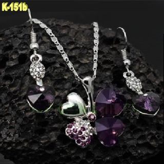 Conjunto Collar Pendientes Pedrería Viol