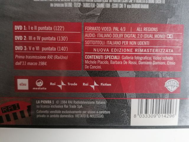 Dvd La Piovra Stagione 1