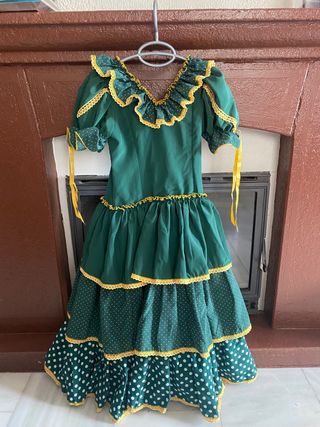 Traje de flamenca niña
