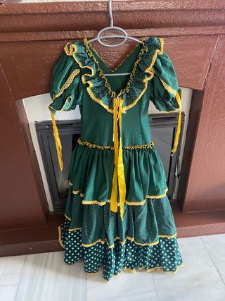 Traje de flamenca niña