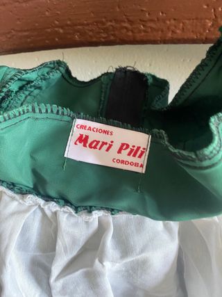 Traje de flamenca niña