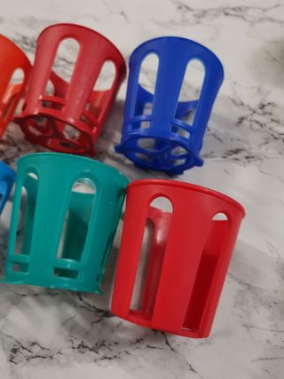 Porta bicchieri colorati