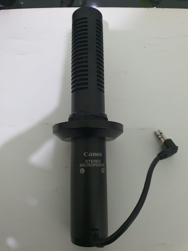 Micrófono Canon para vídeo cámara Canon L R