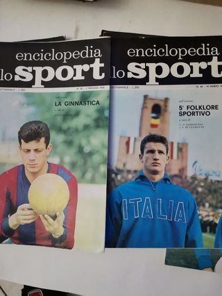 Lotto fascicoli ENCICLOPEDIA DELLO SPORT