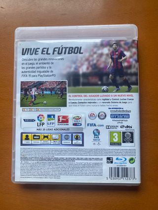Juego de la PS3 FIFA 15