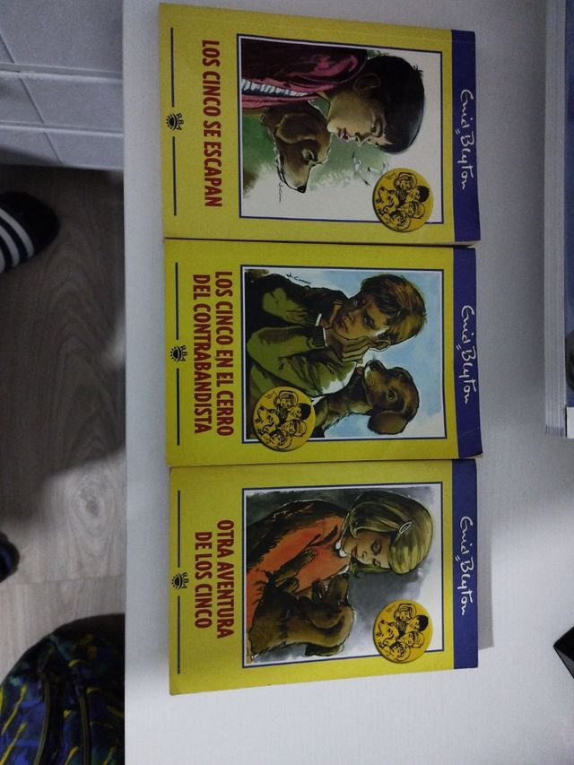 Lote libros los cinco