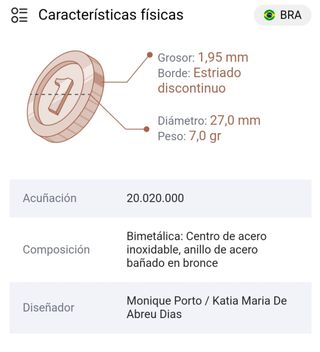Monedas Brasil Olimpiadas 2016