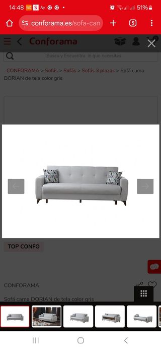 Sofa cama
